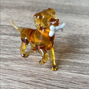 Fine Glass Sculpture | Miniature dog